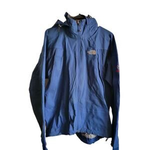 Vintage The North Face Summit Series Jacket Ski Snow Rain Coat Mens Medium Blue